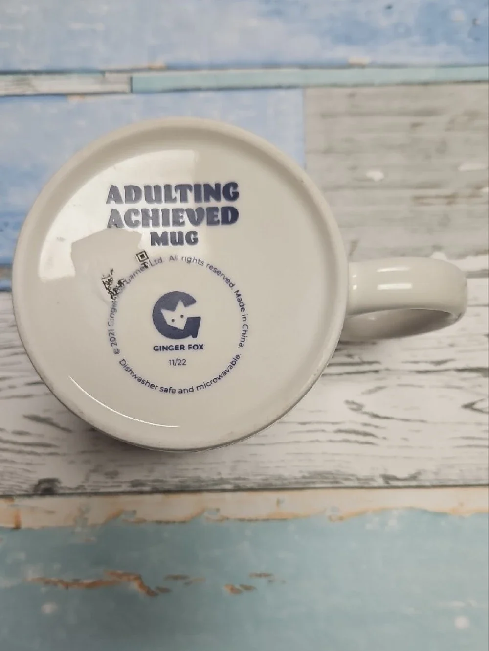 ADULTING COFFEE MUG. ADULTING ACHIEVED 12 Oz Mug By Ginger Fox